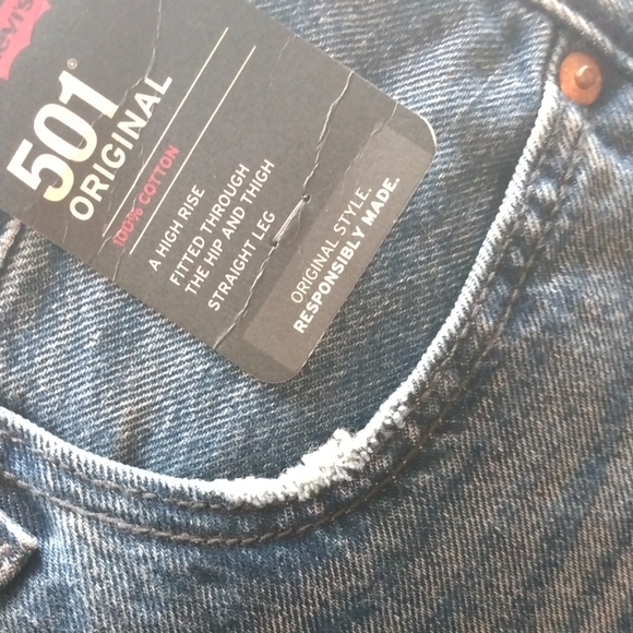 Levi's 501 Original Blue Jeans - Picture 11 of 16